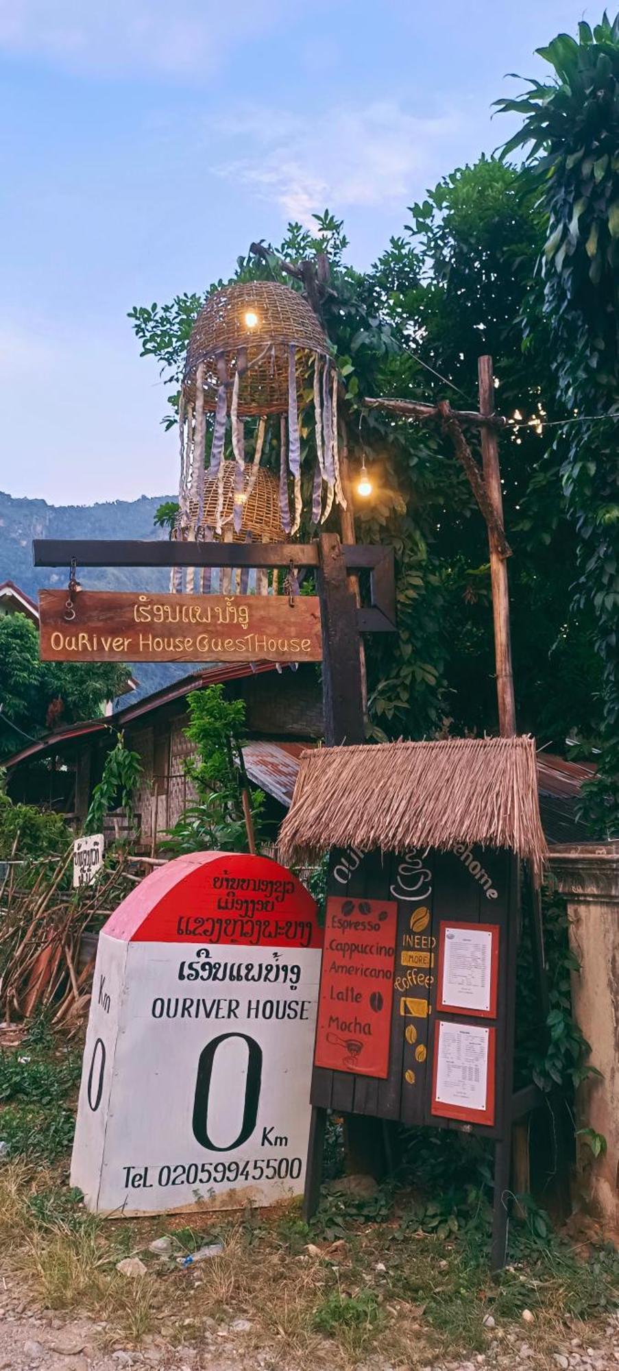 Ou River House Nongkhiaw Exteriér fotografie