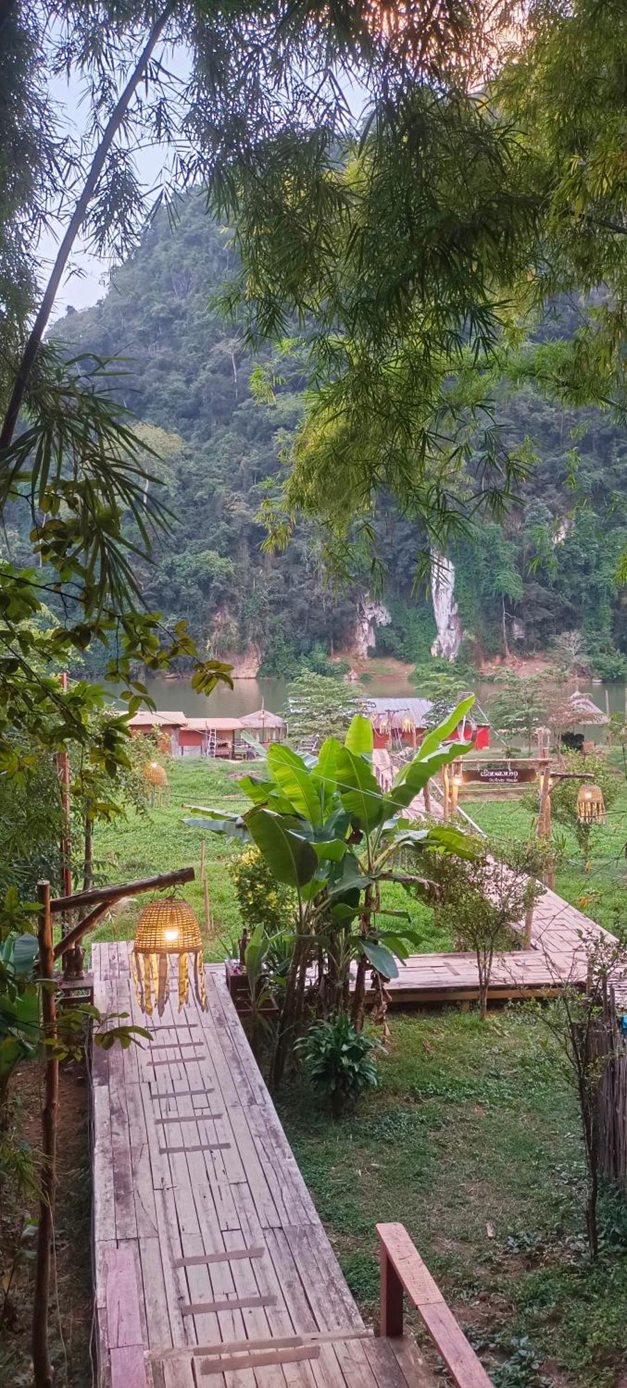 Ou River House Nongkhiaw Exteriér fotografie